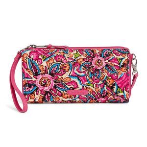 NWT VERA BRADLEY Wallet Crossbody In Sunburst Floral